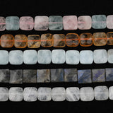 Natural Citrines Quartz Moonlight Stone Slab Loose Beads Pendant