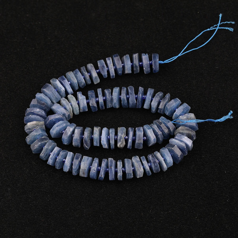 15.5'' Natural Sodalite Stone Slice Heishi Loose Beads Pendant Jewelry