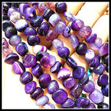 15.5 inch Natural Stone Chip Strings for Bracelets Making