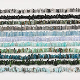 Natural Aquamarines Purple Chalcedony Labradorite Stone Nugget Chip Loose Beads
