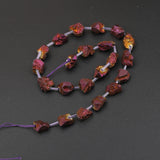 15.5" Titanium Rainbow Pink Amethyst Quartz Beads