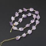 15.5" Titanium Rainbow Pink Amethyst Quartz Beads