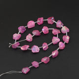 15.5" Titanium Rainbow Pink Amethyst Quartz Beads