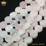 Mixed Stone 25mm Round Beads & Quartz Pendant DIY