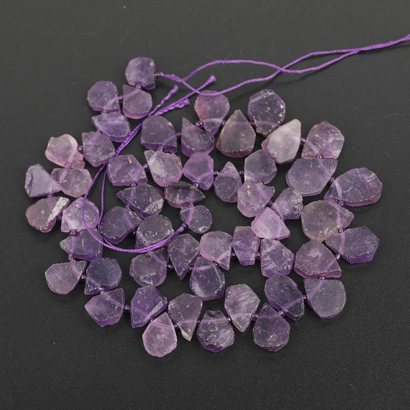 Natural Citrines Amethysts Qaurtz Australian Jades Slice Water Drop Beads