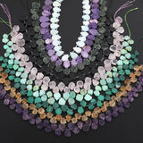 Natural Citrines Amethysts Qaurtz Australian Jades Slice Water Drop Beads