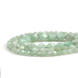 10mm Green Aventurine Faceted Spacers Beads