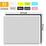 15.7x11.7 inch Silicone Waterproof Placemat Heat Insulation Table Mat