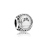 925 Sterling Silver Charm Bracelet DIY Stone Chinese Charms for Women