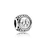 925 Sterling Silver Charm Bracelet DIY Stone Chinese Charms for Women
