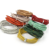 Braided Leather Rope Cord Jewelry Accessories 3 4 5 6mm Round Leather Cord
