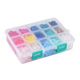 15 Colors Polymer Clay Beads 4mm 6mm 8mm Round Flat Heishi Beads