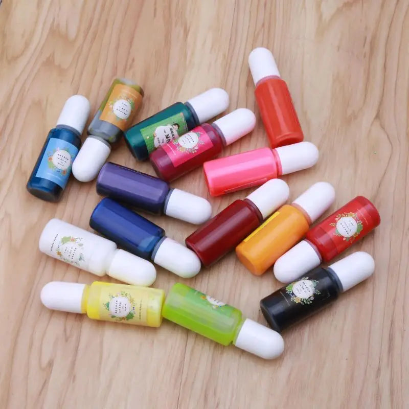 15 Colors Epoxy Pigment Translucent Liquid Resin Colorant