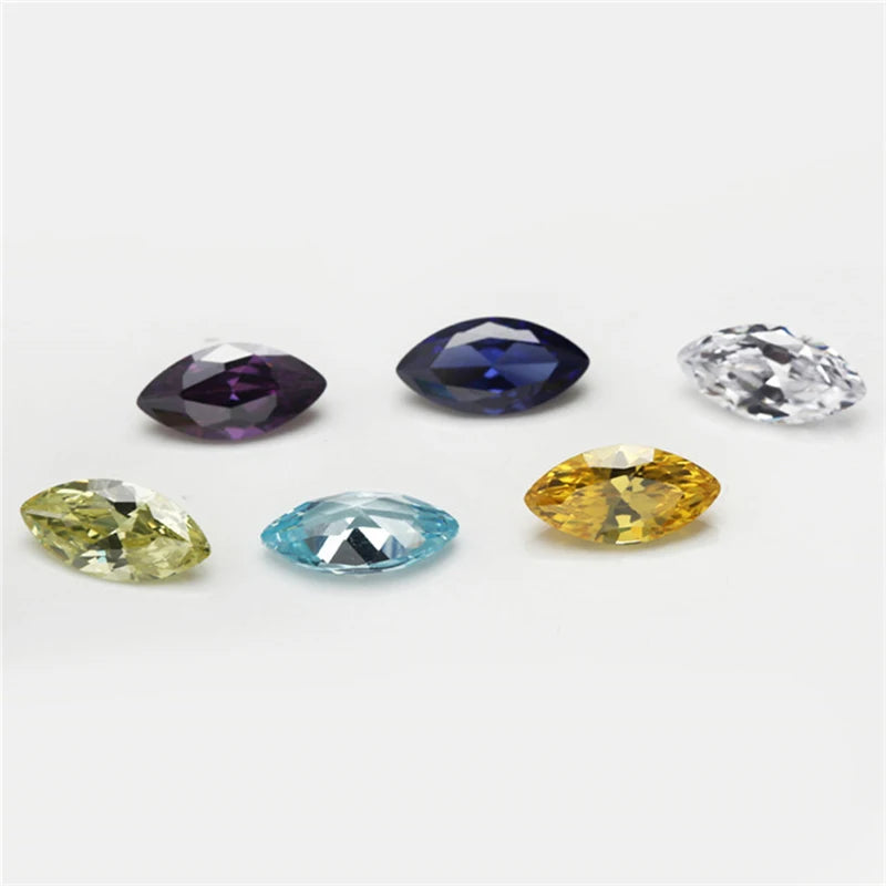5A Marquise Cubic Zirconia Stone 15 Colors/Lot