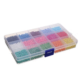 15 Colors Mini Beads DIY Jewelry Making with Container Box