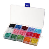 15 Colors Mini Beads DIY Jewelry Making with Container Box