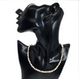 15 Colors Shell Pearls Necklace Natural Round Spacer Beads 15''