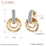 Geometric Gold-Color Big Hoop Earrings for Women Dropshipping/Wholesale