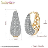 Geometric Gold-Color Big Hoop Earrings for Women Dropshipping/Wholesale