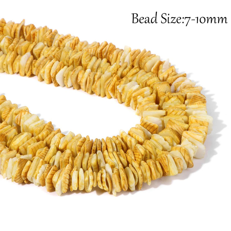 Colorful Slice Shell Beads for Jewelry Making DIY Bohemian Bracelet Necklace