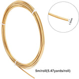 15 Gauge 16.4ft Square Copper Wire Half Hard Brass Wire for Jewelry Beading