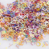 15g Letter Sequins Loose Nail Glitter Confetti