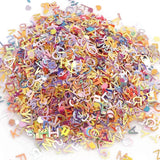 15g Letter Sequins Loose Nail Glitter Confetti
