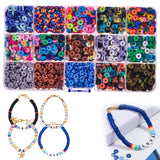 15 Grid Polymer Clay Sequin Boxed Boho Ornament Set