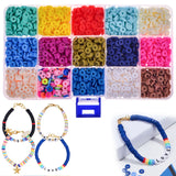 15 Grid Polymer Clay Sequin Boxed Boho Ornament Set