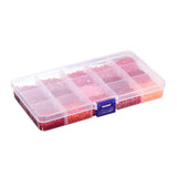 15 Grid Glass Seed Bead Set Box Jewelry Making Bulk DIY Spacer Bead Kits