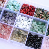 Irregular Stone Beads Chips Kit Multicolor DIY Jewelry Making