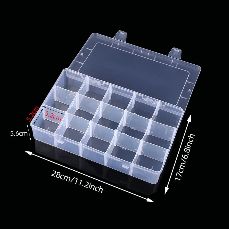 Adjustable Jewelry Earring Bead Holder Case