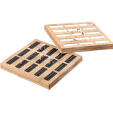 Bamboo Jewelry Rings Storage Tray Organizer Display Rack