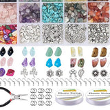 15 Grids Stone Beads DIY Jewelry Making Earring Crafts for Beginners