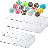 15 Hole Acrylic Lollipop Holder Display Stand Wedding Party Candy Cake Dessert