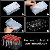 15 Hole Acrylic Lollipop Holder Display Stand Wedding Party Candy Cake Dessert