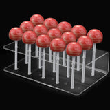 15 Hole Acrylic Lollipop Holder Display Stand Wedding Party Candy Cake Dessert