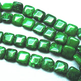 15 Inch Green Jade Stone Loose Beads Jewelry Accessories DIY Items