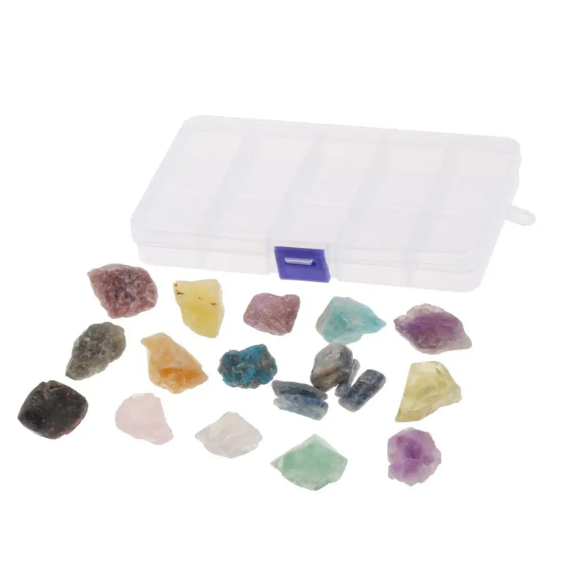 15 Rock Quartz Crystal Apatite Opal Tumbled Mineral Stone Reiki