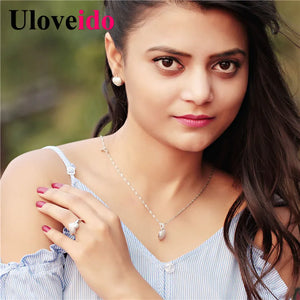 15% Off Ring Heart Jewelry Micro Pave Silver Plated Rings for Women Wedding