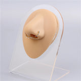 15 PCS 10mm Crystal Nose Hoop Ring Nose Piercing Jewelry