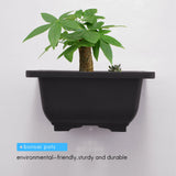 15 PCS 4.7 Inch Square Plastic Bonsai Training Pot for Garden, Interior