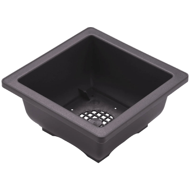 15 PCS 4.7 Inch Square Plastic Bonsai Training Pot for Garden, Interior