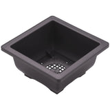 15 PCS 4.7 Inch Square Plastic Bonsai Training Pot for Garden, Interior