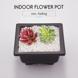 15 PCS 4.7 Inch Square Plastic Bonsai Training Pot for Garden, Interior