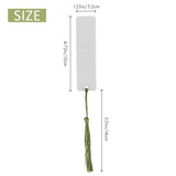 15 PCS Clear Acrylic Bookmark Blank DIY Unfinished Book Markers with Tassels