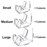 15 Pcs Acrylic Display Holder Collectibles Display Stands