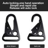 15 Pcs Olecranon Mouth Clip Sling Clasp for Outdoors Bag Backpack