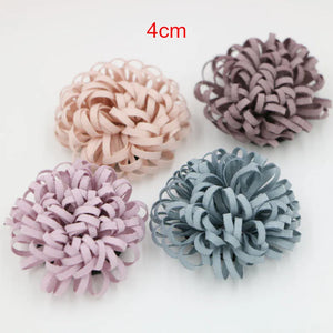 15Pc Fabric Flowers, Ribbon Flowers Hair Clip, Floral Hair Accessories