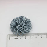 15Pc Fabric Flowers, Ribbon Flowers Hair Clip, Floral Hair Accessories